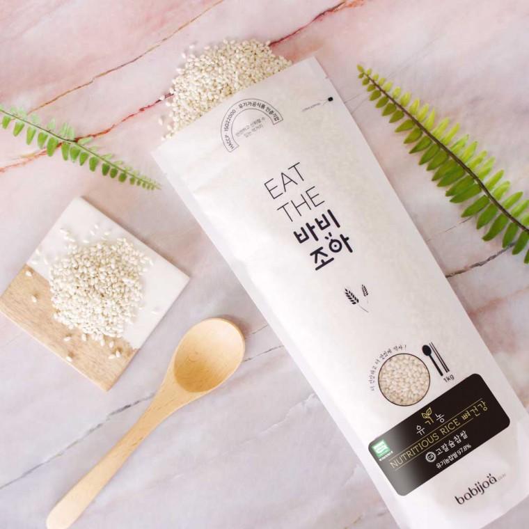 바비조아 고칼슘 찹쌀 1kg - 유기가공식품 해썹 기능성컬러쌀 잡곡