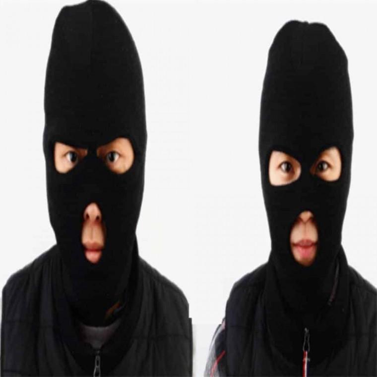 검정 복면 모자 남자검은색모자 안면마스크 도복면도둑모자 스키장모자