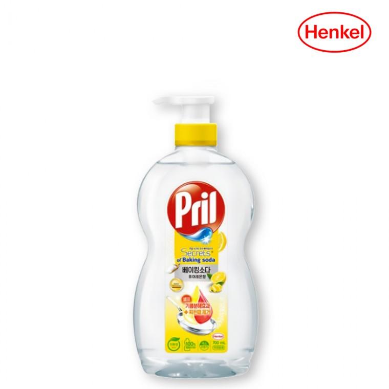 헨켈 프릴 베이킹소다 퓨어레몬 700ml x 1개 주방세제 찌든때 기름때 고농축