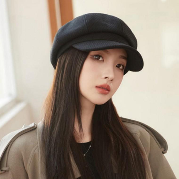 뉴스보이 캡 팔각모 페도라 빈티지 화가 모자 베레모