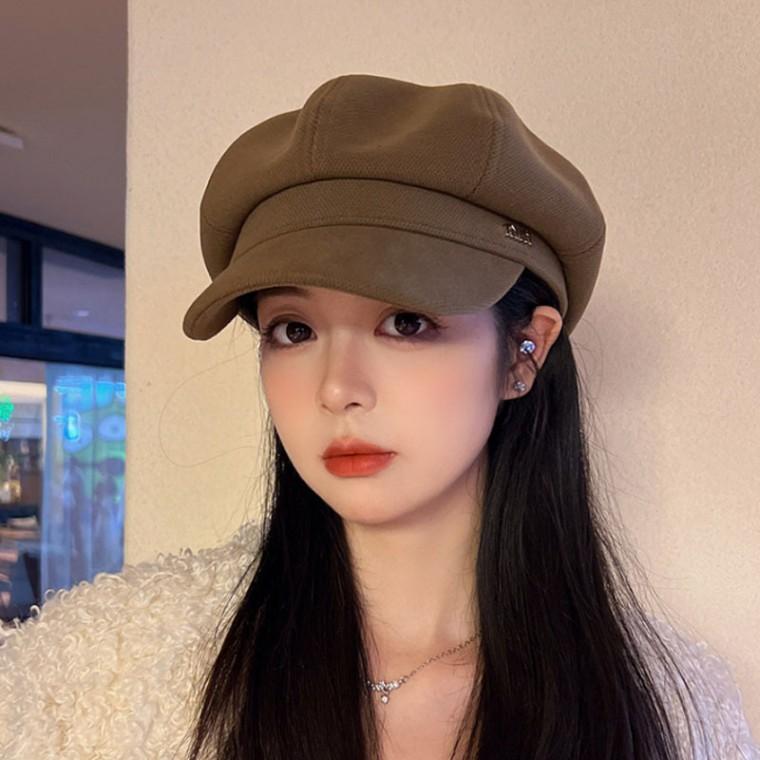 고급스러운 따뜻한 빵모자 헌팅캡 베레모 뉴스보이캡