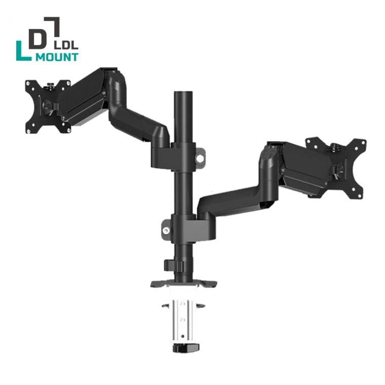 [엘디엘 마운트] 폴타입 듀얼모니터암 FLEX FIT P1 DUAL 32인치지원