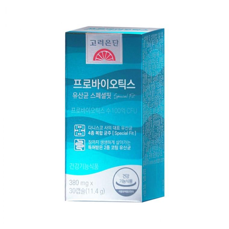 고려은단 프로바이오틱스 유산균 스페셜핏 30캡슐 X 1개