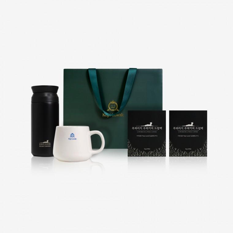 루와리치 루왁커피 더블 드립백 선물세트
