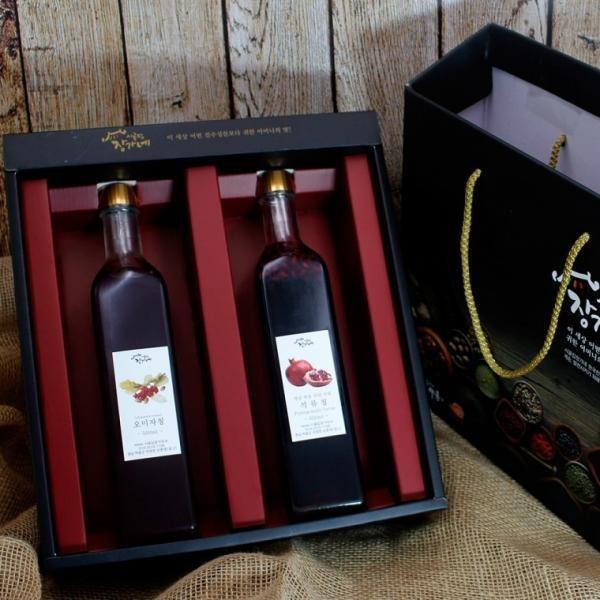 설선물 명절 석류청 오미자청 500 선물세트