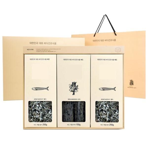 설선물 명절 참다올 부산기장 프리미엄 해조 3종 선물세트 멸치 250g 2 미역 150g