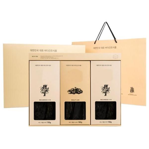 설선물 명절 참다올 부산기장 프리미엄 해조 3종 선물세트 미역 150g 다시마 150g 미역 150g