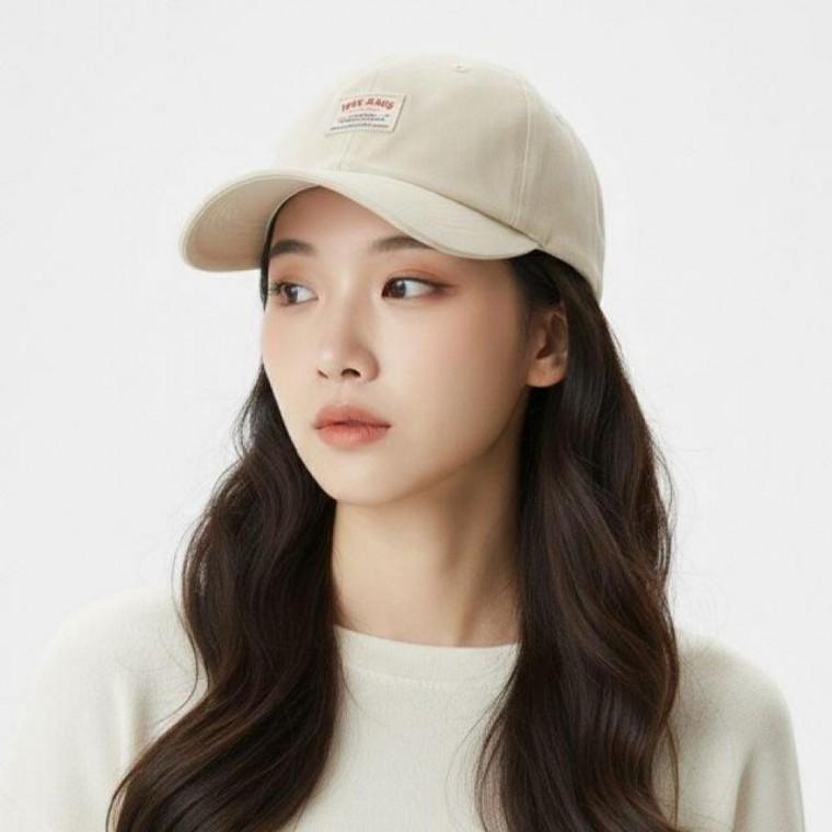 레터링 남녀공용 커플 야구 모자 캐주얼 데일리 볼캡