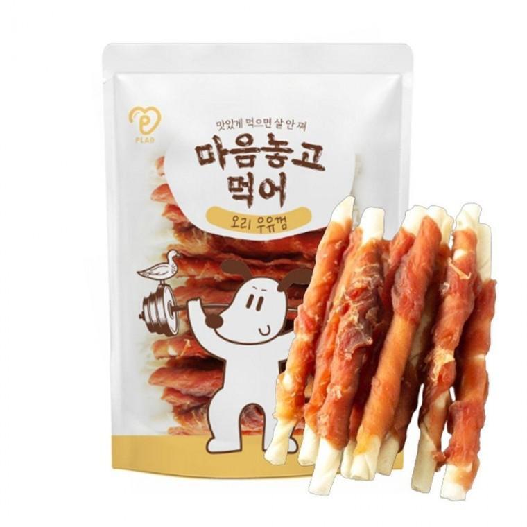 강아지 마음놓고 고기말이 우유껌 오리 1kg 1P 개껌