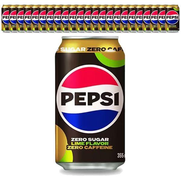 롯데 제 제로카페인 콜라 무설탕 펩시콜라 355ml 라임 제로슈가 제로슈거 24캔