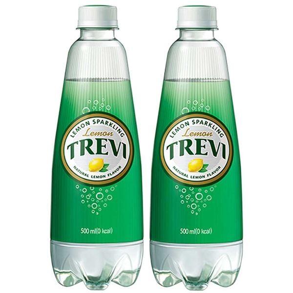 탄산수 트레비레몬 12pet 500ml 트레비 x 레몬 롯데칠성 레몬맛 레몬탄산수