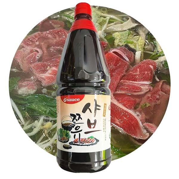 샤브소스 농축액(쯔유)-1.8Lx1개 (업소 전문용)