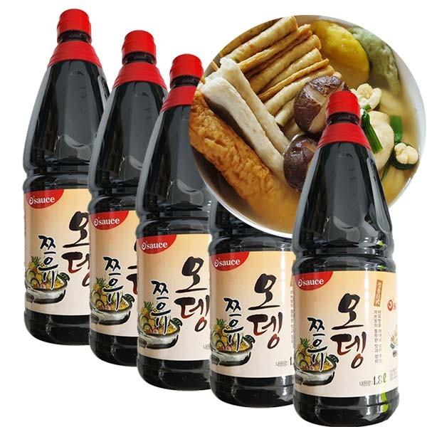 오뎅 소스(쯔유) 농축액-1박스(1.8Lx6개) 업소전문용