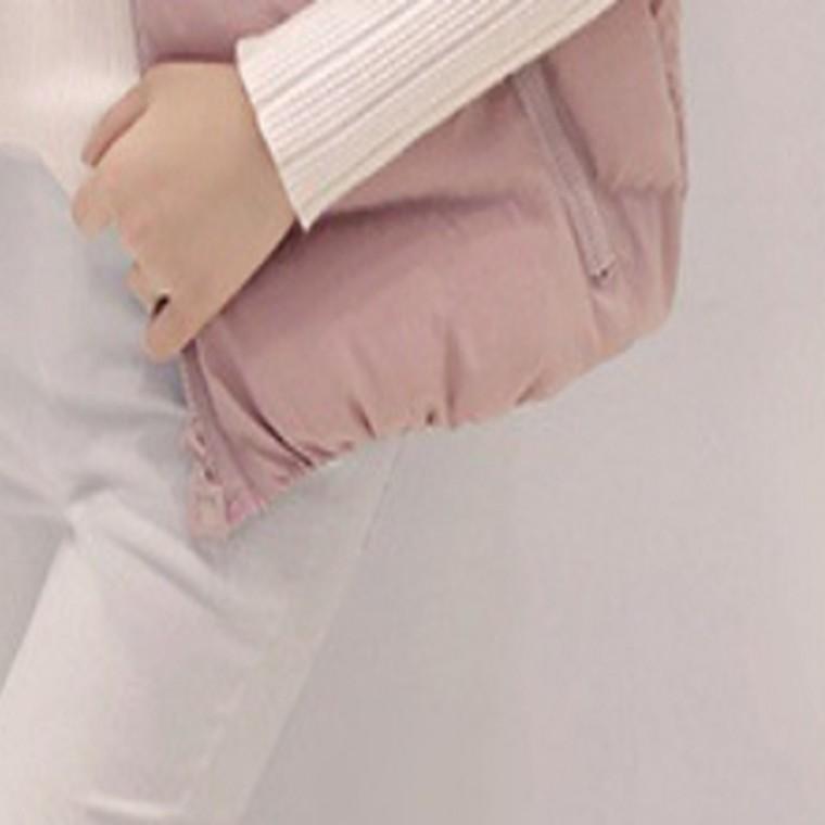 따뜻한 가을 겨울 경량 패딩조끼 캐주얼 조끼 퀄팅 옷