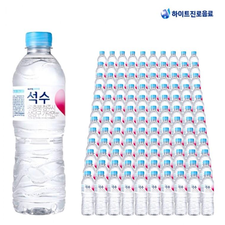 하이트진로 석수 500ml X 120개 생수500 미네랄워터 생수배달 물 먹는샘물
