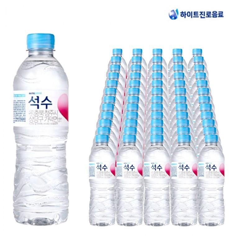화이트진로 석수 500ml X 60개 생수500 미네랄워터 생수배달 물 먹는샘물