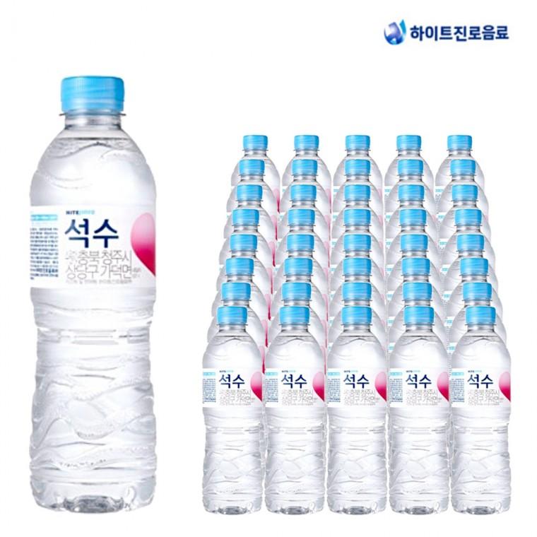화이트진로 석수 500ml X 40개 생수500 미네랄워터 생수배달 물 먹는샘물
