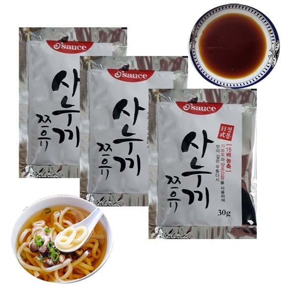 사누끼소스(농축액)-30gx10개(10인분) 우동육수 업소전문용