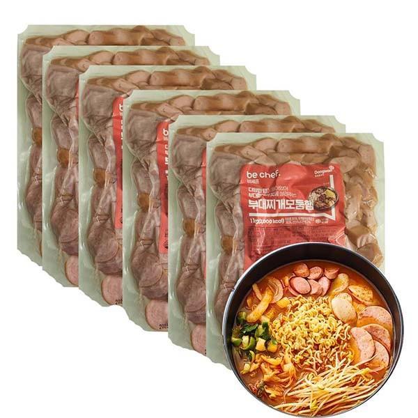 동원 부대찌개모둠햄-1박스(1kgx6개) 20인분 부대찌개 업소 전문용