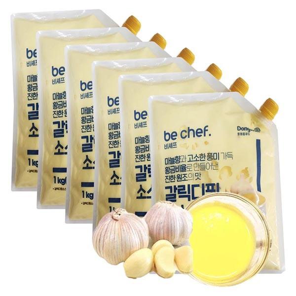 동원 갈릭디핑소스-골드-1박스(1kgx6개) 피자소스 업소전문용