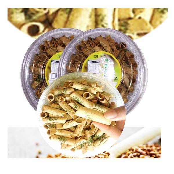 봉평원 메밀 전병과자 220gx2통