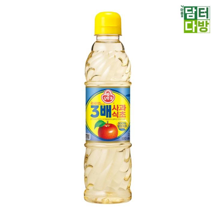 오뚜기 3배 사과식초 500ml x 6개