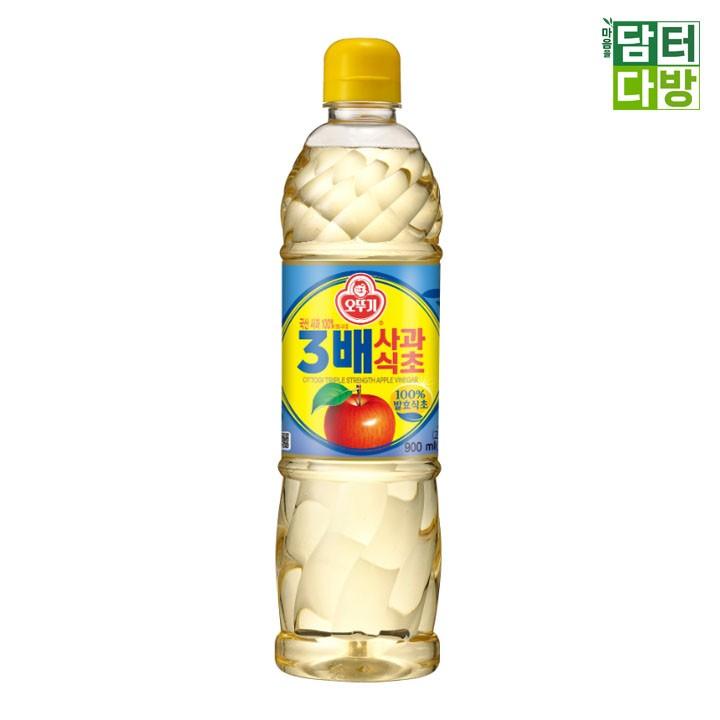 오뚜기 3배 사과식초 900ml x 5개