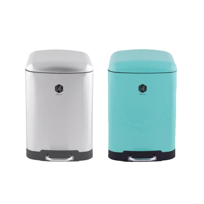 17800 카라신 스테인레스 모던휴지통 페달미니휴지통 12L
