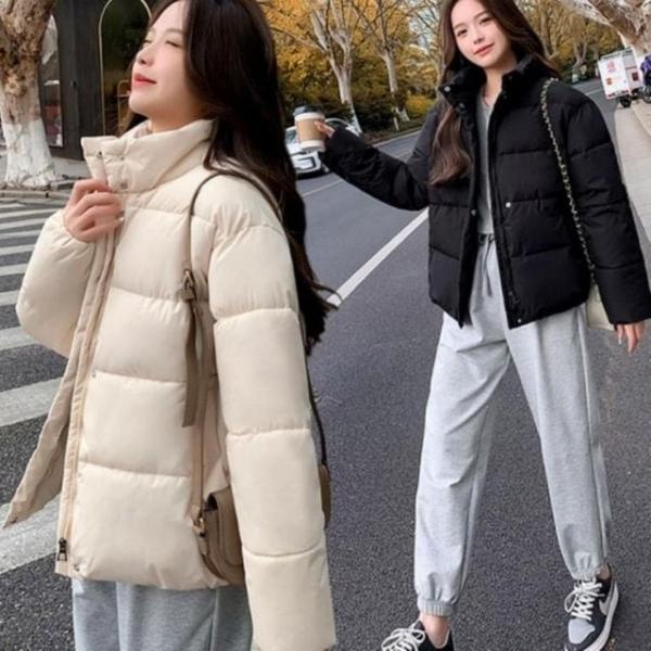 여성 겨울 잠바 무지 클래식 캐주얼 패딩 점퍼 자켓 패딩 겨울 점퍼 숏 아우터 여성 여자 롱 경량