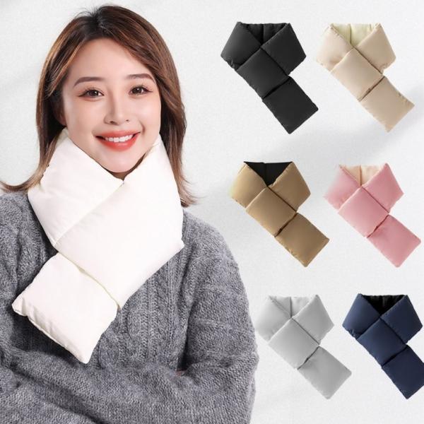[도매라인] 고급진 프리미엄 경량 패딩목도리 100g 볼륨감있고 부드러운안감 겨울 방한 머플러 겨울스카프
