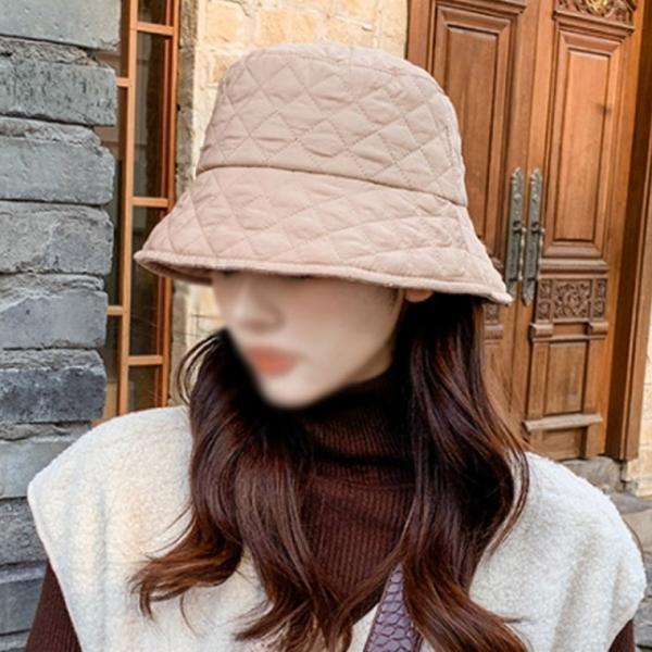 겨울벙거지 따듯한 방한모자 패딩벙거지 버킷햇
