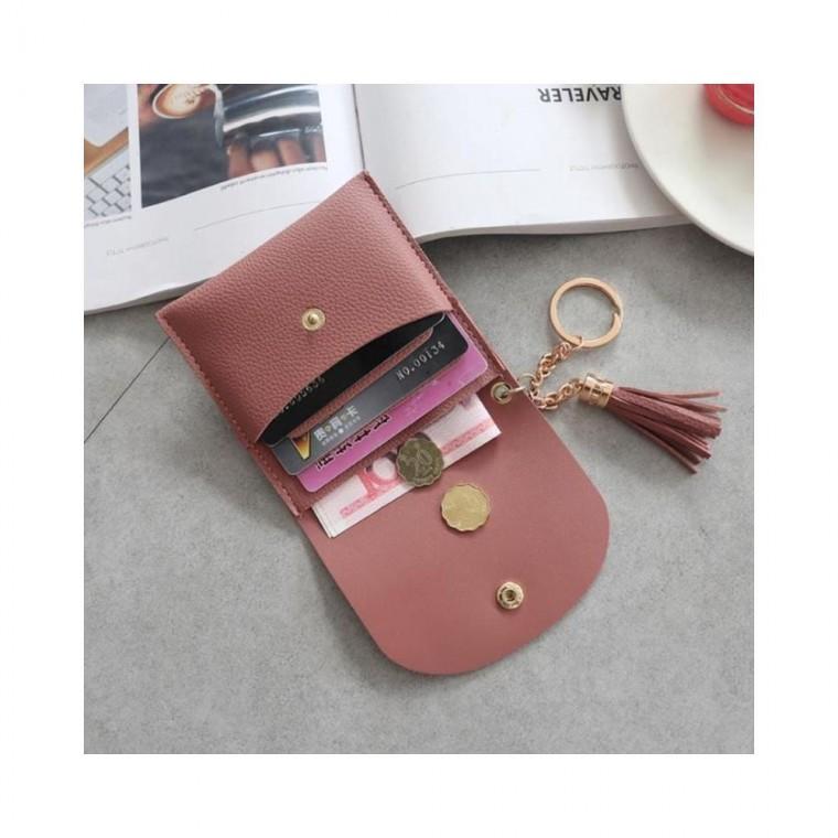 루미나D 키링 미니 심플 카드지갑 패션 파우치 학생용