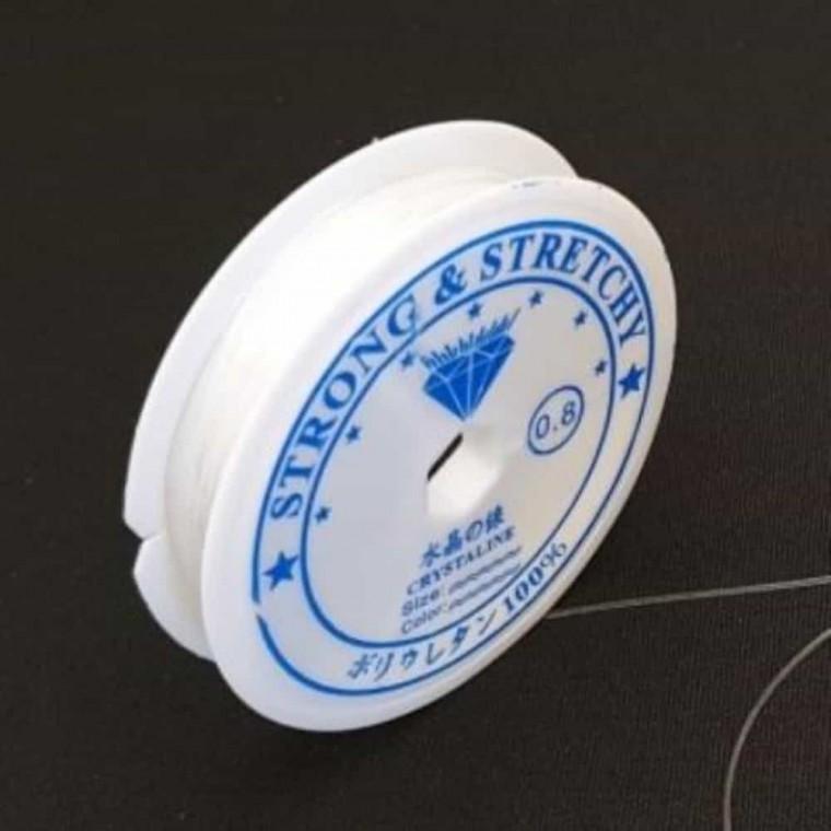 키링 팔찌 줄 투명 0.8mm 비즈재료 키링부자재 팔찌DIY