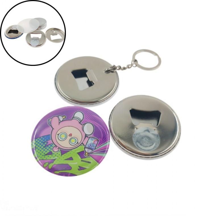 메탈 원형 병따개 핀버튼 키링 DIY 제작 굿즈 58MM
