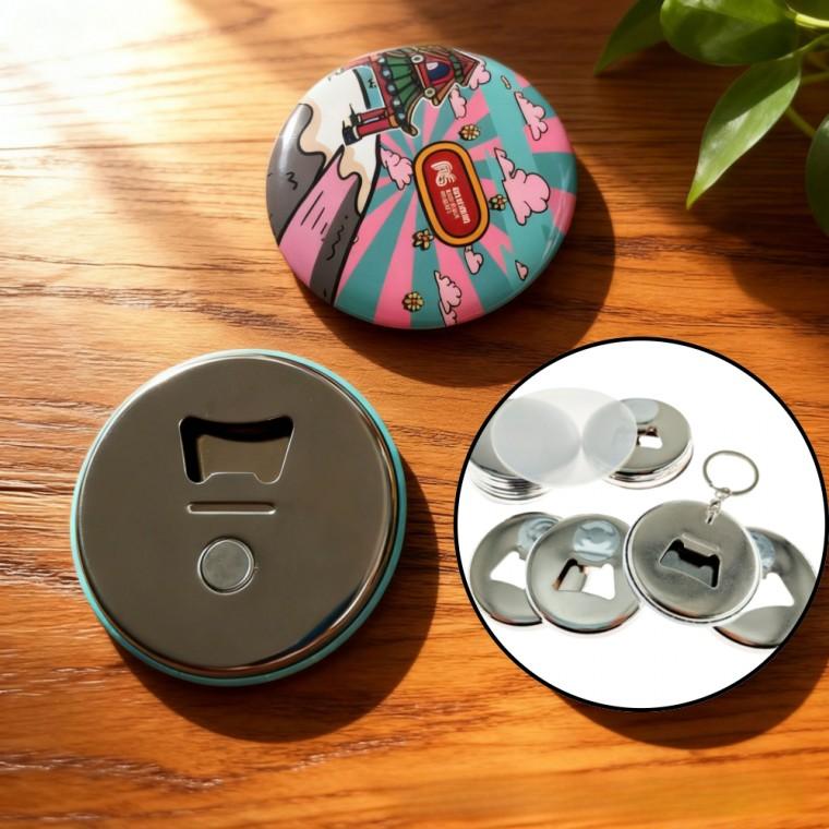 58MM 핀버튼 키링 메탈 병따개 원형 DIY 굿즈 재료