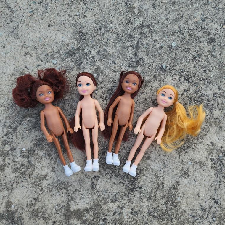 레트로 빈티지 인형 장식 키링 부자재 14cm
