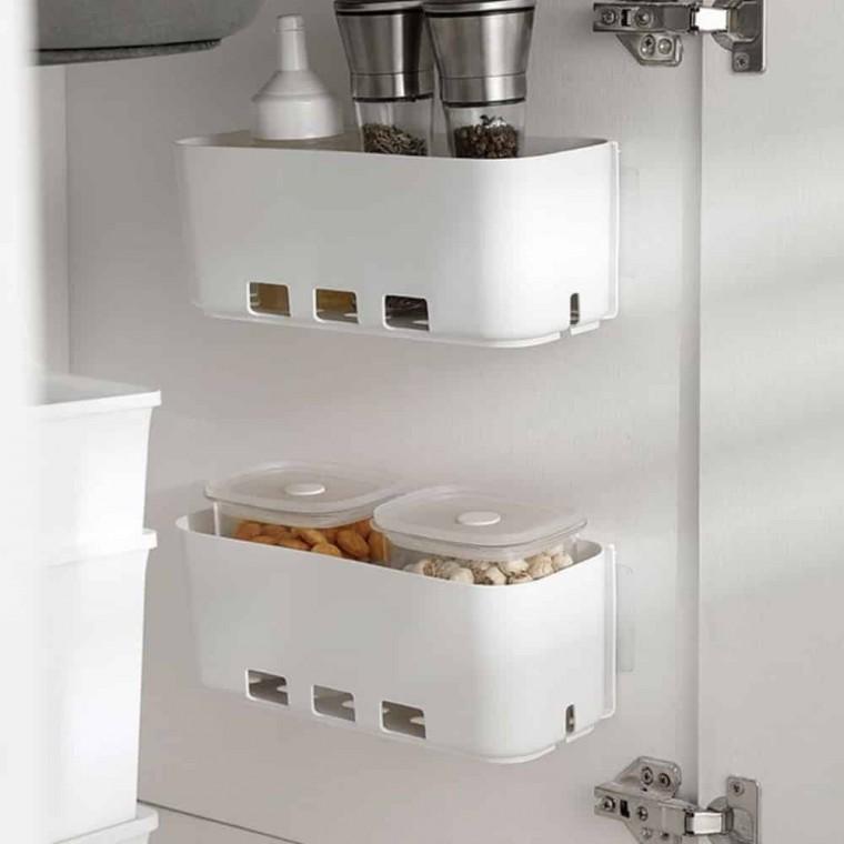 부착식 슬라이딩 선반 다용도선반 무타공선반