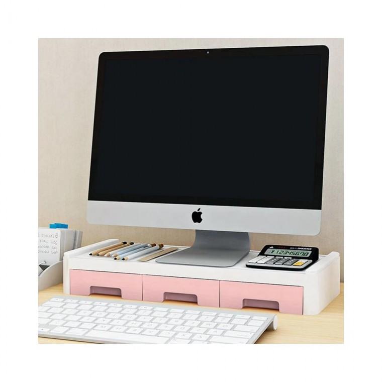 루미나D 모니터 선반 1단 서랍형