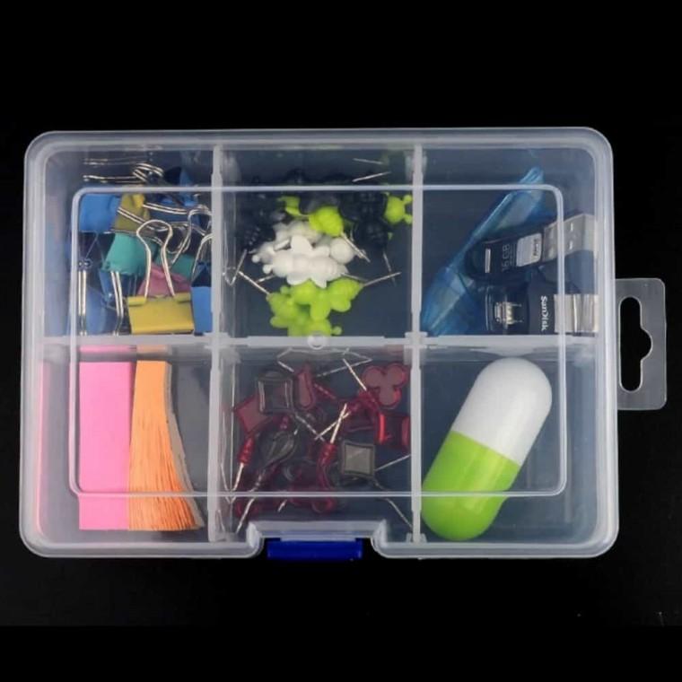 6칸 DIY 수납 케이스 부품함 작은정리함