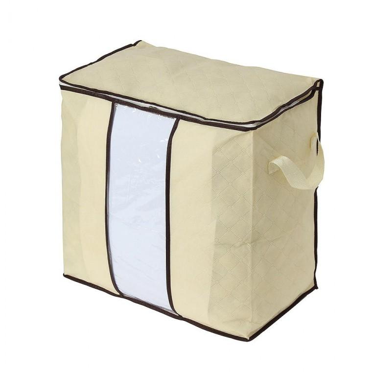 (GTF69406)리빙포인트 의류 이불보관 정리함(50x28cm) (아이보리)