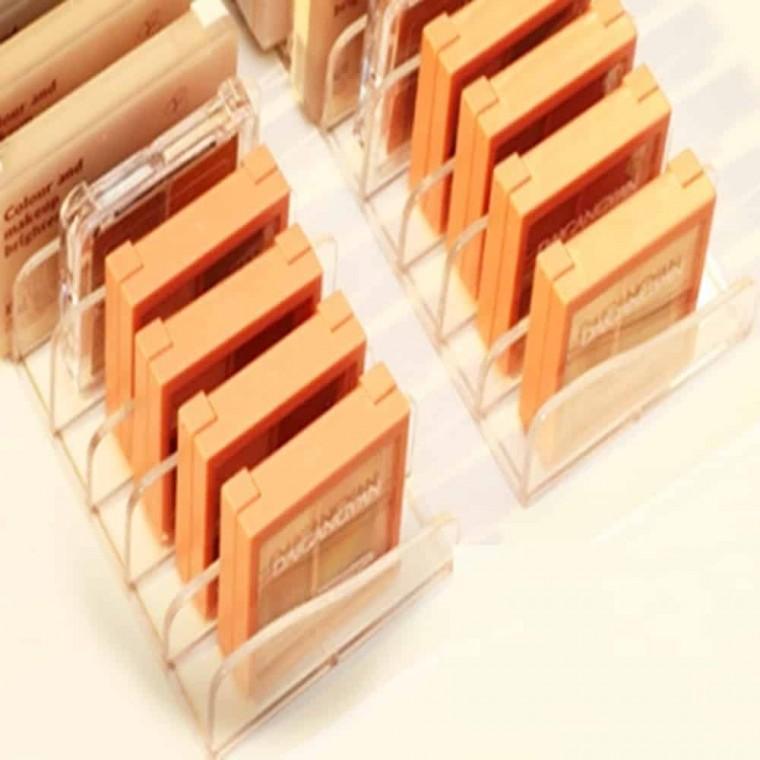 투명 화장품 볼터치 진열꽂이 화장대수납장 화장품보관대 아이쉐도우정리함 화장소품꽂이