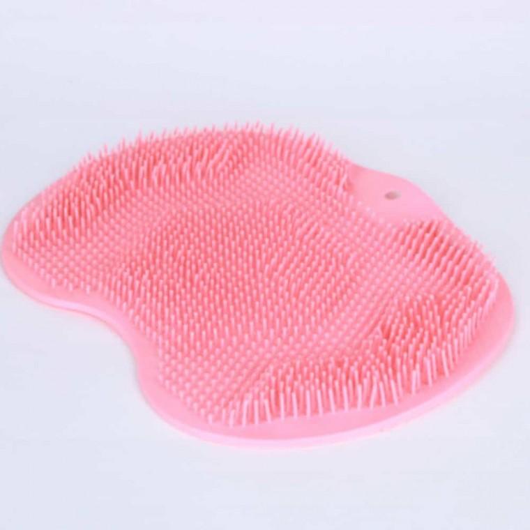 풋브러쉬 발세척매트 핑크 풋브러시 발세정매트 실리콘발매트