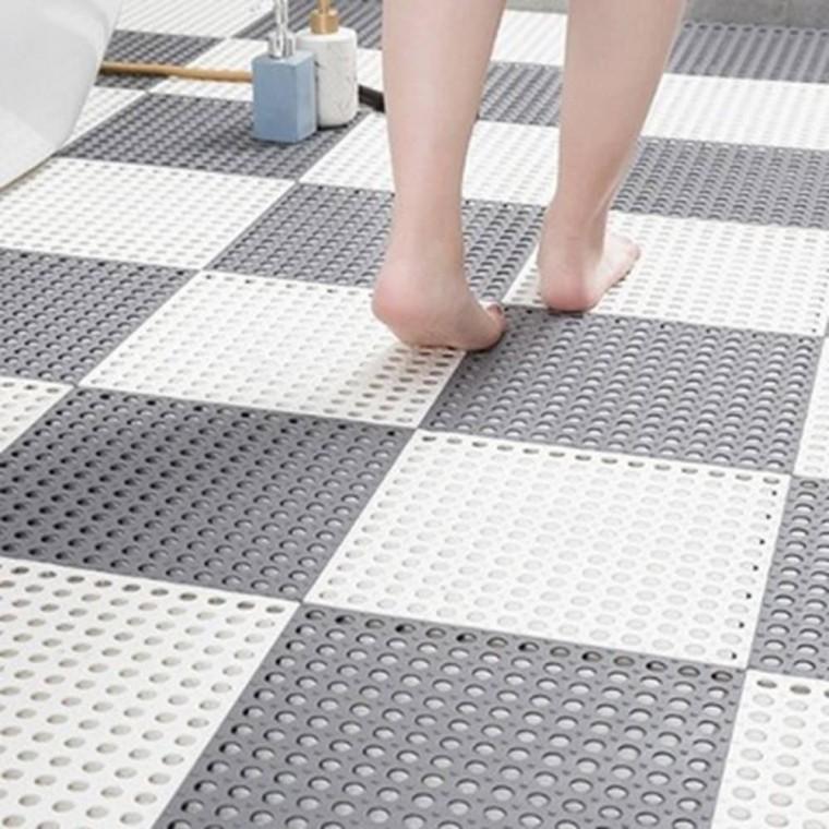 미끄럼방지 욕실용품 물빠짐 매트 10p 욕실안전