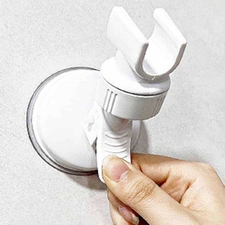 흡착판 샤워기 각도조절거치대 무타공샤워기거치대 자유손샤워홀더 욕실샤워기고정 샤워기헤드거치대