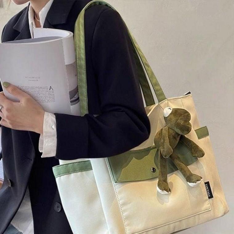 숄더백 데일리 빅 에코 에코백 캔버스