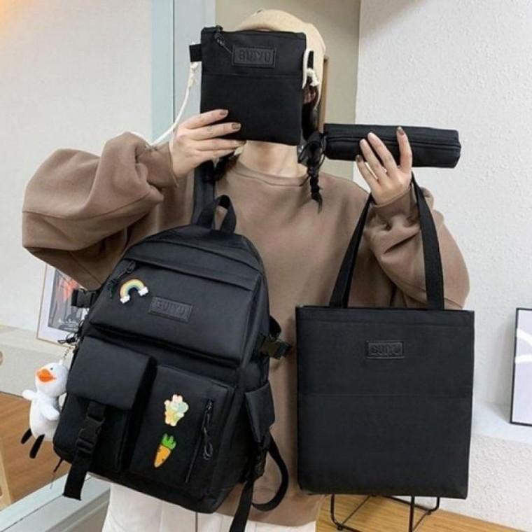 가방 여학생 학생 세트 백팩 에코백 종 중고생 필통