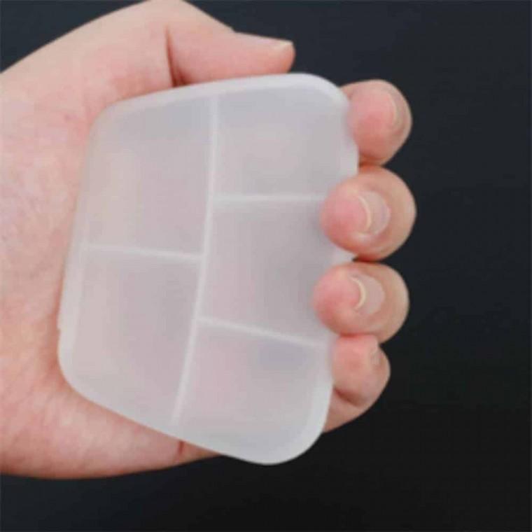 휴대용 미니 수납케이스 5칸 다용도수납통 보석보관함 소품보관함 낚시통