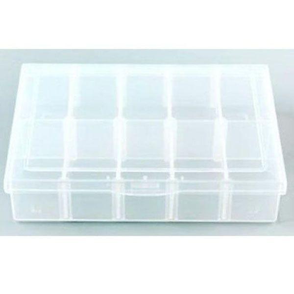 coms 다용도 PVC 수납함 (내부 10분배 13.5cm X 10cm)
