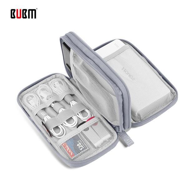 bubm 디지털 액세서리 멀티수납 3단 휴대용 파우치