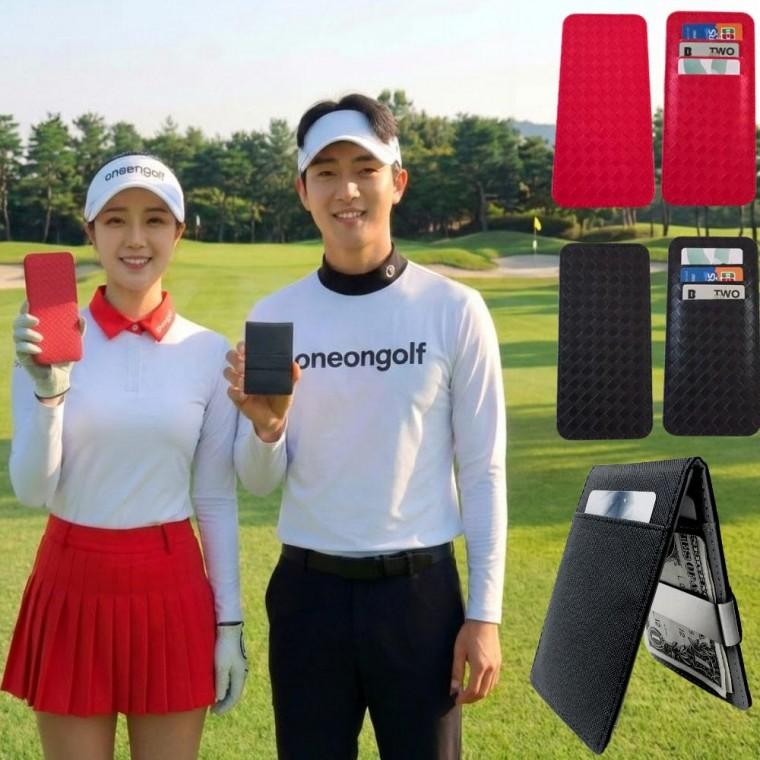 골프 지폐지갑 머니클립 남녀공용 카드 지폐 수납
